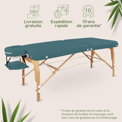 Table de Massage Pliante Professionnelle bois – Image 3