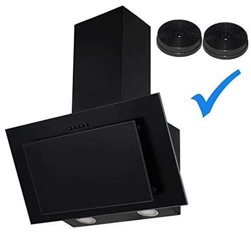 Umluftset KH-MSH-60B Dunstabzugshaube schwarz 60cm Schräghaube Umluft Cover