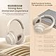 MUARRON Kabellose Bluetooth-Kopfhörer, Bluetooth 5.3, 10 Meter Reichweite, tragbar, Tiefe Bässe, HiFi-Stereo-Klang, Bequeme und atmungsaktive Ohrpolster, integriertes Mikrofon.