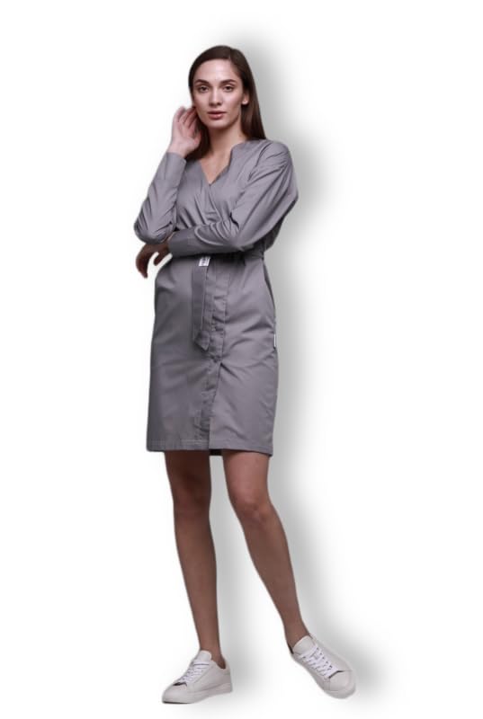 Fartuch medyczny 142 szary 40, XS