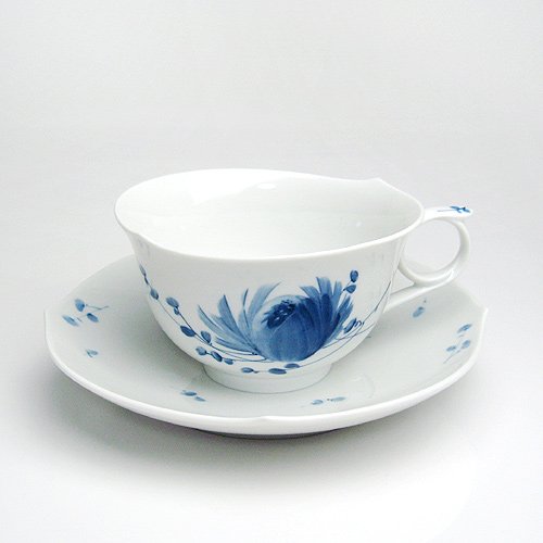 Amazon | マイセン (Meissen) 青い花 ティーカップ&ソーサー | MEISSEN