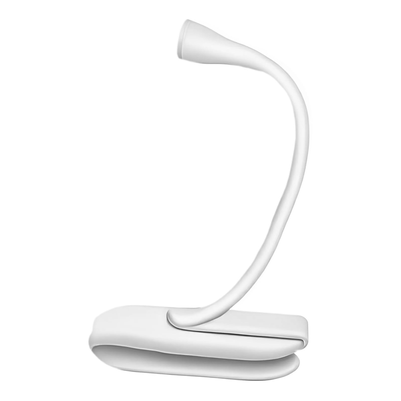 Our Fave White Portable Night Light Abs Body Gentle Glow Bedroom Bedside Clip Light