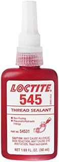 545™ Thread Sealant, Hydraulic, Pneumatic Fittings, 50 ml Bottle