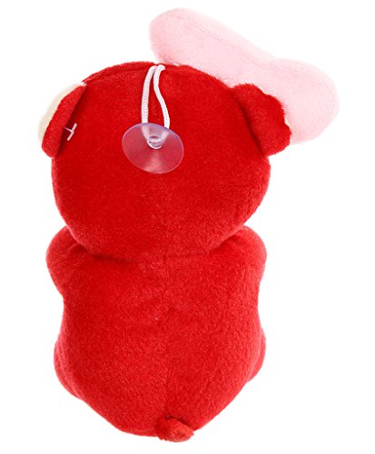 Image of Tickles Heart Balloon Teddy Soft Stuffed Plush Toy for Kids Baby Girls & Boys Birthday Gifts Valentine's Day Home Decoration (Color: Red Size: 18 cm)