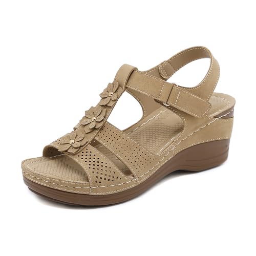 Sandales de coin coiffures avec finitions soignées pour silhouette estivale élégante