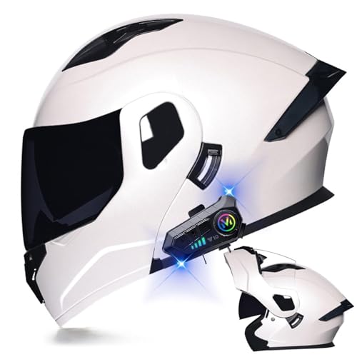 Full-Face Flip-Up Motorcycle Helmet Motorcycle Bluetooth Mod