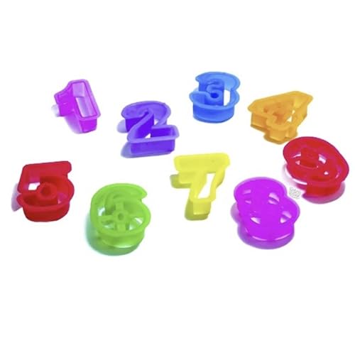 Nandos-Store - Cortador Forminha De Massinha Alfabeto Letras e Números Molde Modelar - Nsmart_Store