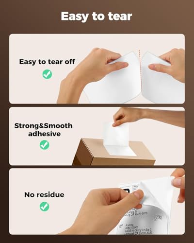 SVANTTO 4x6 Thermal Labels, Strong Adhesive and Perforated Shipping Labels, Thermal Printer Labels for Mailing Postage Addres（500Pcs/Stack） image 4