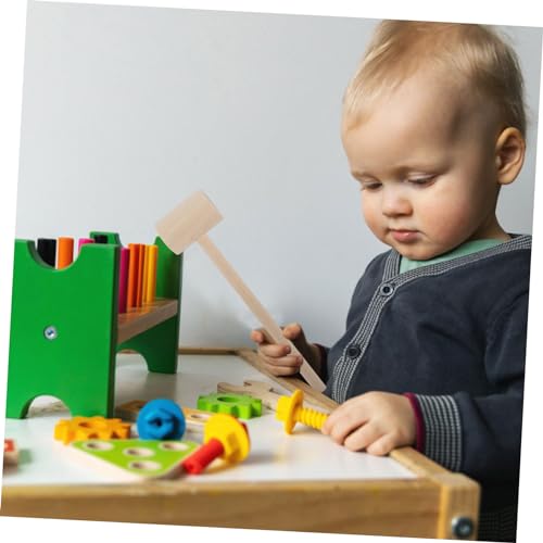 FAVOMOTO 36 Peças Martelo De Madeira Brinquedos De Madeira Para Crianças Brinquedos Educativos Brinq