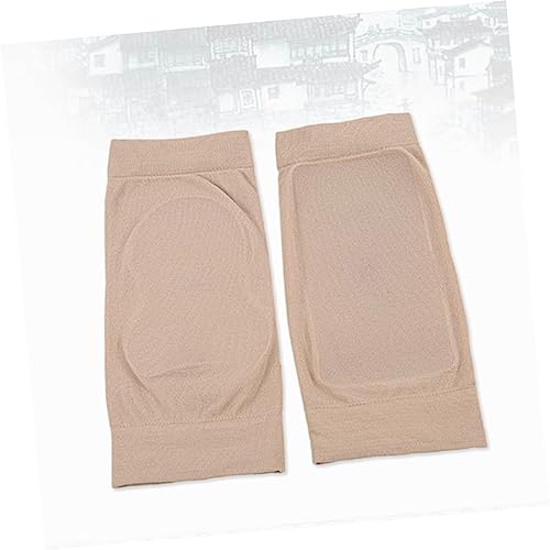 3pcs Heel Pad Gel Sleeve for Achilles Support Sports Socks Cushioning for Heels and Ankles Skin Color for from and Discomfort2