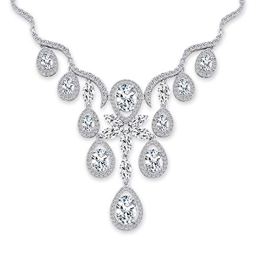 Vintage Style Bridal Prom Pageant Holiday Party Large Multi