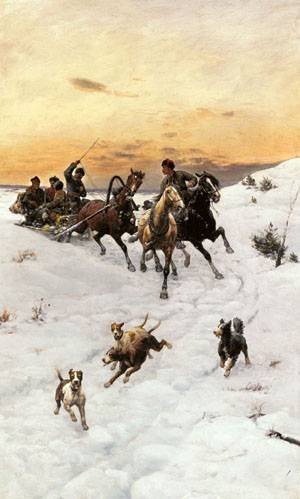 Peinture à l'huile de maître reproduction haut de gamme Von Kleczynski