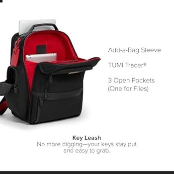 TUMI - Alpha Brief Pack - Men's Laptop Backpack with Padded