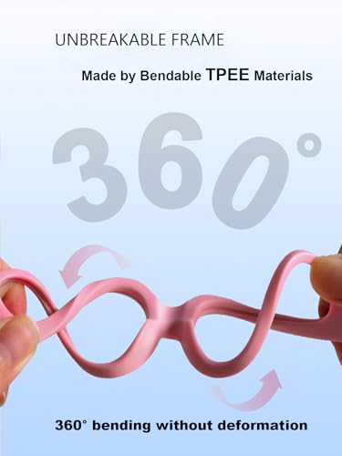 Mirkcittle Polarized Kids Sunglasses for Girls Boys, TPEE Rubber Flexible Frame for Children Age 2-8，100% UV Protection4