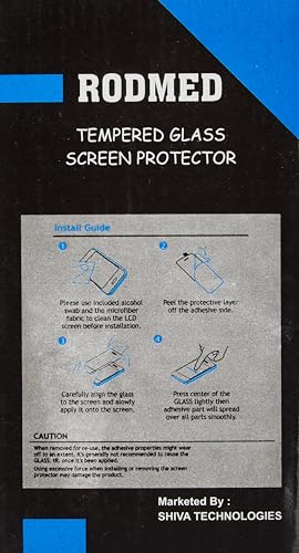 Image of HD Tempered Glass Screen Protector Compatible For Moto E30 With Edge To Edge Coverage And Easy Installation Kit