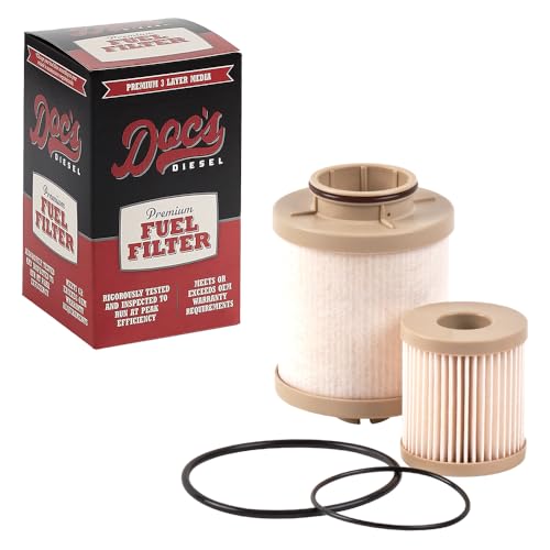 Docs Diesel Fuel Filter DCS9667 | Compatible with Ford 6.0L Super Duty F250 F350 F450 F550 2003-2007 Ford 6.0L Excursion 2003-2005 F650 F750 2004-2008 | Replaces FD4616