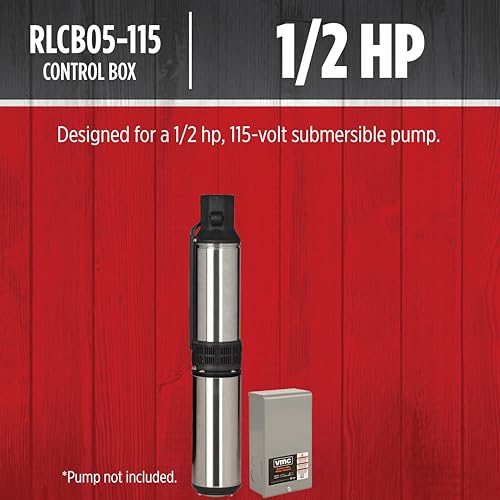 Red Lion RLCB05-115 1/2-HP 115-Volt VMC Control Box for Well Pump, Grey, 640188 by Red Lion - Image 3