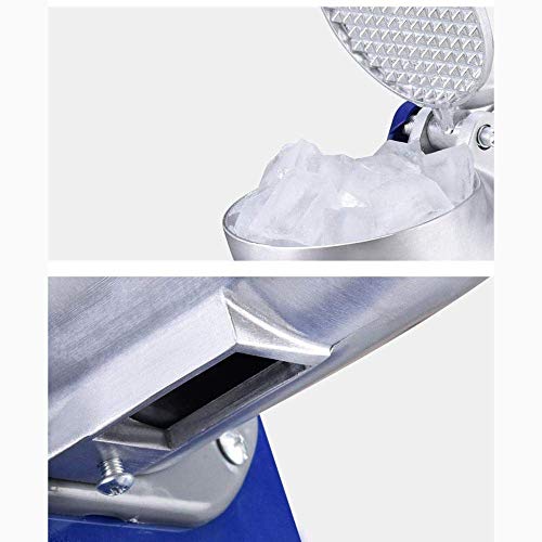 JINHH Doppel Smoothies Ice Crusher, Gewerbe Ice Eismaschine Ice Crusher Eismaschine 380 Watt Ice Shaver-Maschine EIN… – Bild 7