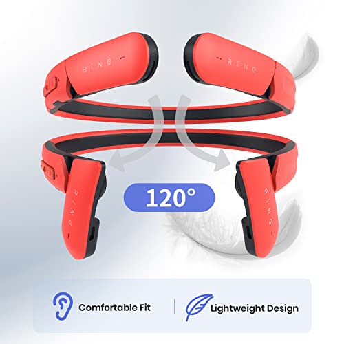 Mu6 Ring Open Ear Drahtlose Bluetooth-Kopfhörer mit Mikrofon, Luftleitungs-Sportohrhörer, wasserdichte Kopfhörer… - Image 4