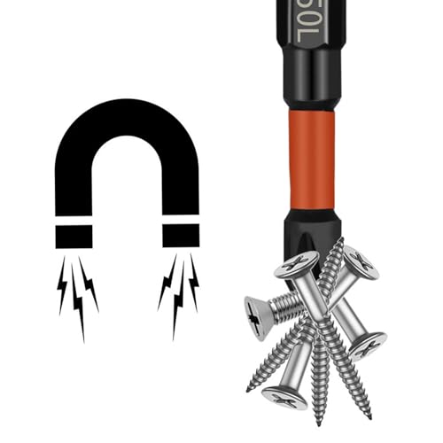 ANBOO Sechskantschaft SDS Bithalter, 2 Stück SDS Bit Adapter und 1 Kreuzbohrer (50 mm+70 mm), Stahl Adapter SDS Plus Bohrerhalter Konverter, Rundschaft zu Sechskant Schaft Adapt für Hammer Bits