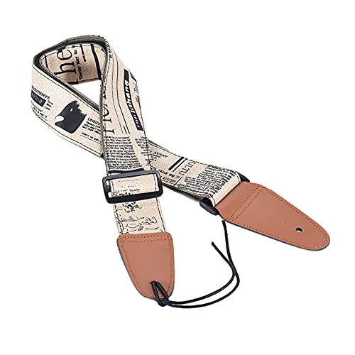 HUIOP Confortable réglable épaule de sangle de guitare en cuir synthétique termine pour Acoustic Folk Classique Guitares électriques Basse,sangles de guitare électrique - Les Beatles, Paul McCartney, John Lennon, RIngo Starr, George Harrison HUIOP Confortable réglable épaule de sangle de guitare en cuir synthétique termine pour Acoustic Folk Classique Guitares électriques Basse,sangles de guitare électrique