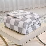 Best Microfiber Throws - DREAMLANDING Checkerboard Checkered Blanket Grid Chessboard Gingham Throw Review 