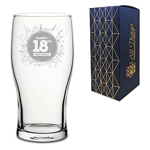 Engraved Pint Tulip Cider Beer Glass Cover