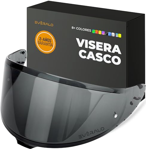 Everalo Visera compatible con Shoei Nxr 2   Z8   Xspr Pro   X15   Cwr F2 – Viseras de casco Pinlock Ready (Ahumado Oscuro)