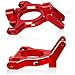 RcarmubWow RC Alloy Aluminium Front Steering Blocks & Caster Blocks & Rear Stub Axle Carriers Upgrades Part for 1/10 Kraton 4S BLX,Outcast 4S BLX,1/8 Mojave 4S BLX,Red