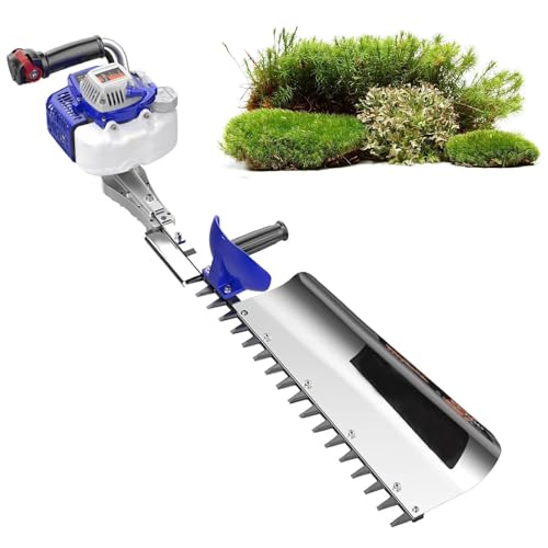 Tagliasiepi a benzina senza fili con deflettore di sicurezza, strumento multiuso da giardinaggio per potare siepi, cespugli ed erba