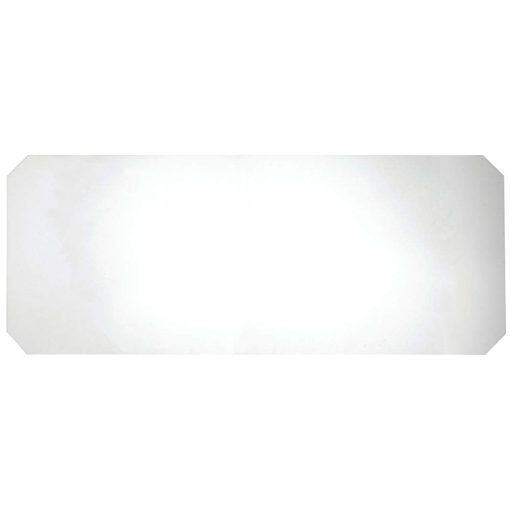 Wire Shelving Clear Plastic Shelf Insert - 60" L x 24" W by HUBERT – Plastic, Clear, Pack of 4, Model SL2460