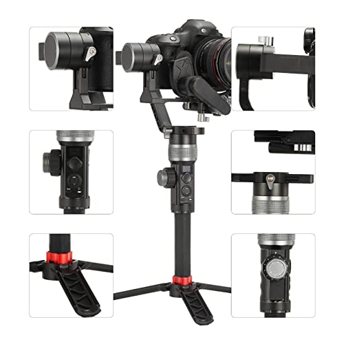 Image of D3 SLR Stabilizer Camera Equipment Camera Stabilizer Follow Focus Handheld PTZ Three- Gyroscope for Outdoor Video Recording
