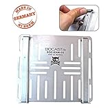 Made in Germany Edelstahl Kennzeichenhalter Schnellwechselhalter PKW Motorrad Krad 220-300 mm x 200 mm Höhe Österreich und Deutschland.