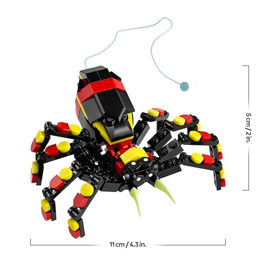 LEGO Creator 3in1 Wilde Tiere: Überraschungsspinne - Spielzeug zum Umbauen in eine Skorpion Figur oder Schlange - Bauset mit 3 Modellen - Geschenk für Jungen und Mädchen ab 7 Jahren 31159