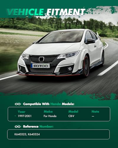 SCITOO 2pcs Suspension Kit 2 Front Lower Control Arm fit for 1997-2001 for Honda CR-V K640323 K640324 - Image 3