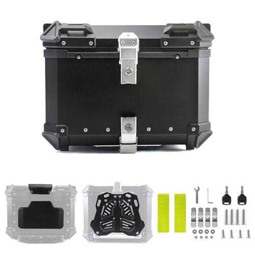 Top case de moto étanche 55 L pour sécuriser vos bagages noirs