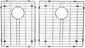 Starstar 40/60 Double Bowl Kitchen Sink Bottom Two Grids Stainless Steel 16.75x17,17x11