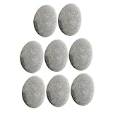 FIXOSHEE 8 piezas Piedras para Pintar Planas Suaves para Manualidades DIY Decoración Jardín Acuario Hogar