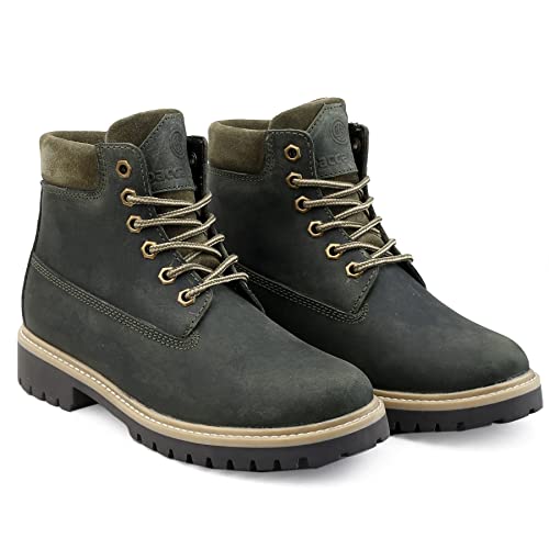 Image of Bacca Bucci Men Leather Hiking Boot