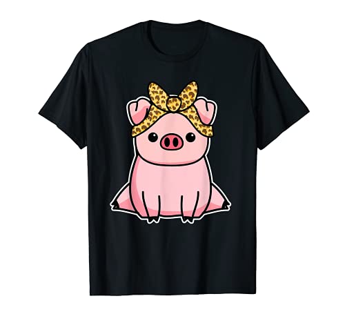 Linda Piggy Piglet Pig Bandana Camiseta