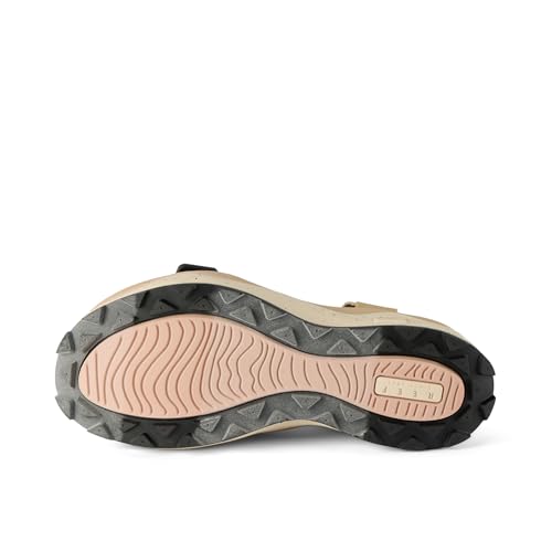 Image of REEF Cross Shore Womens Casual Sport Sandal, Adjustable Straps, Supportive Footbed, No Slip Traction