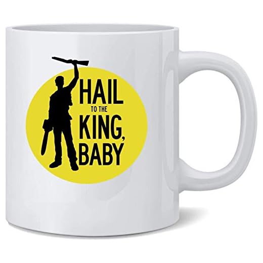 Hail to The King Baby skräck armé zombie keramisk kaffemugg tekopp rolig nyhet gåva