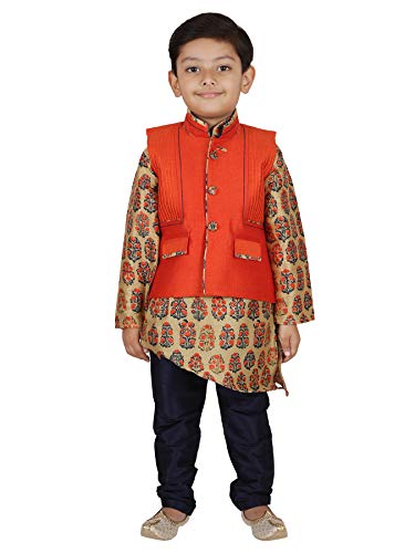 AJ DEZINES Bambini Indiani Indossare Bollywood Style Kurta Pajama Gilet per Ragazzi