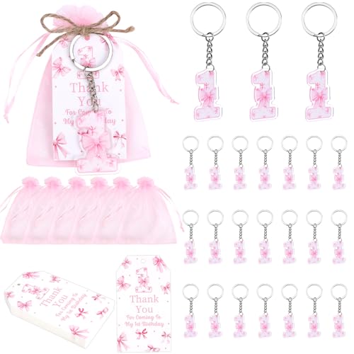 Image of Party Favors Theme Baby-Shower Keychain Set