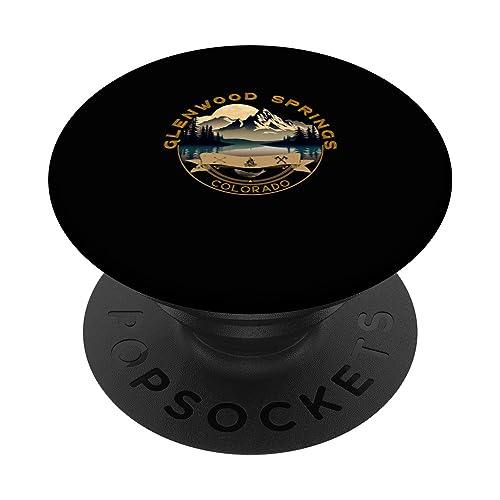 Glenwood Springs Ropa de vacaciones Glenwood Springs Souvenir PopSockets PopGrip Intercambiable