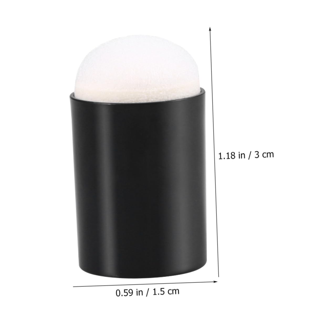 EXCEART 4 Ensembles Éponge De Peinture Au Doigt Éponge pour Les Enfants Jouet pour Les Enfants Faire Une Éponge À Doigts Barbouilleurs Éponge Dibujar Black Plastique 30 Pièces * 4