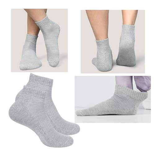 Image of Women Cotton Ankle Socks Soft Comfortable Durable Breathable Reinforced Double Layer Cushioned