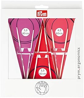 Prym Circular Knitting pins Ergonomics 80 cm 3.00-4.00 mm x1 Set, Multi, One Size