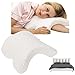 MovilCom® Oreiller de cou pour dormir, oreiller viscoélastique cervical, motif arqué Meter le bras