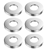 FUHAMJ Set Di 6 Rosette Miscelatrici Per Doccia In Acciaio Inox, Rosette Per Rubinetti Inc...
